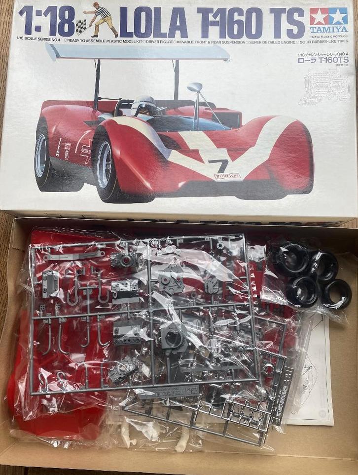 Lola T-160 TS Schaal 1:18 Tamiya, Hobby en Vrije tijd, Modelbouw | Auto's en Voertuigen, Nieuw, Auto, Groter dan 1:32, Tamiya