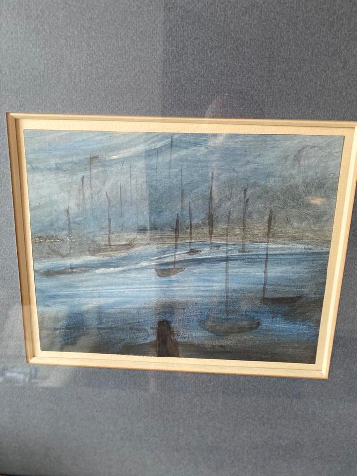 Aquarelle Elisabeth Marie Burgin, Antiquités & Art, Art | Peinture | Classique, Enlèvement ou Envoi