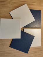Carrelages blanc et bleu marine, Bricolage & Construction, Enlèvement, Neuf, Céramique