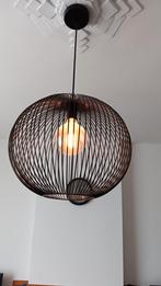 Hanglamp met lamp uit ijzer nieuw weg wegens spanplafond, Ophalen of Verzenden, Zo goed als nieuw