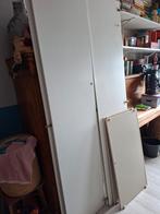 Garde robe blanche 4 portes., Avec porte(s), Enlèvement, Utilisé, Autres matériaux