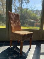 6 Rieten stoelen in zeer goede staat, Huis en Inrichting, Stoelen, Ophalen, Riet, Overige kleuren, Riet of Rotan