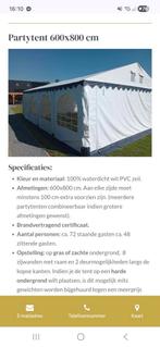 Partyten 6x8m te koop, Ophalen