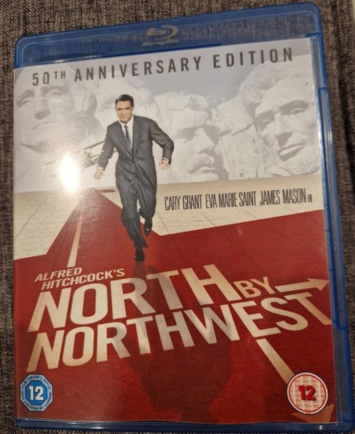 Blu-Ray 'North By Northwest' Cary Grant Alfred Hitchcock, Cd's en Dvd's, Blu-ray, Zo goed als nieuw, Thrillers en Misdaad, Ophalen of Verzenden