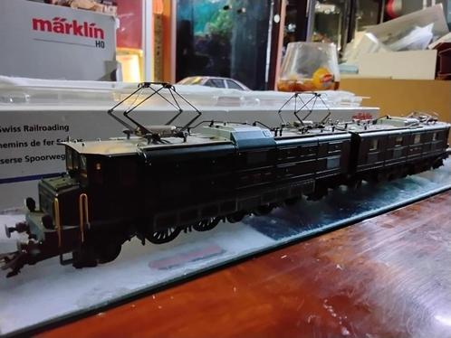 Marklin H0 AE8 dubbele elektrische lok zeldzame versie 33591, Hobby & Loisirs créatifs, Trains miniatures | HO, Comme neuf, Locomotive