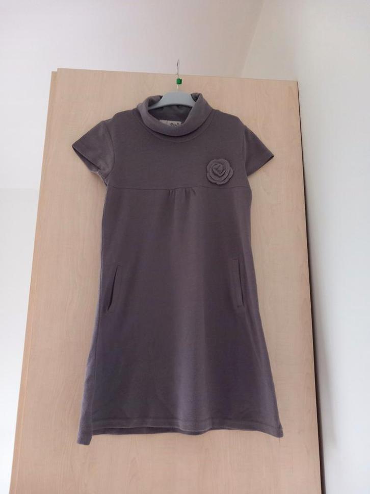 Donkergrijs kleedje maat 140/146, zeer goede staat, Kinderen en Baby's, Kinderkleding | Maat 140, Zo goed als nieuw, Meisje, Jurk of Rok