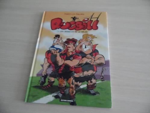 RUGBILL TOME 1 LES DESSOUS DE LA MÊLÉE CARABAS    V.O., Boeken, Stripverhalen, Zo goed als nieuw, Eén stripboek, Ophalen of Verzenden