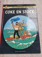BD Hergé Les aventues de Tintin Coke en Stock Ed 1958 12€, Boeken, Eén stripboek, Ophalen of Verzenden, Zo goed als nieuw, HERGE