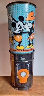 Afsluitbare ton (prullenbak) Southpark en Mickey Mouse, Ophalen of Verzenden, Mickey Mouse, Zo goed als nieuw