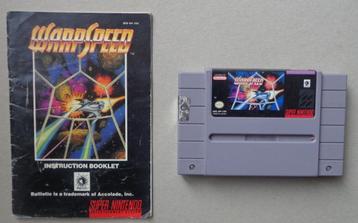 WarpSpeed voor de Amerikaanse SNES + boekje  beschikbaar voor biedingen