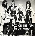 THE SWEET - FOX ON THE RUN - 7INCH - 1975 - BELGIUM -, Cd's en Dvd's, Vinyl | Rock, Ophalen of Verzenden, Gebruikt, Overige formaten