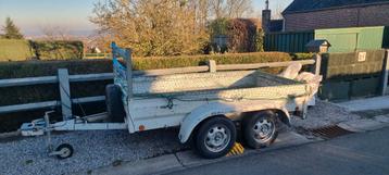 Gegalvaniseerde aanhangwagen van 2,50 m bij 1,25 m  beschikbaar voor biedingen