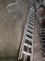 Supprimer l'échelle double Allu 2x 4m très lourde Tienen, Bricolage & Construction, Échelles & Escaliers, Enlèvement, Échelle