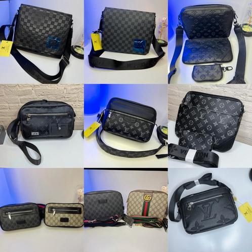 Luxe Heren Schoudertas - Designer Look, Lage Prijs, Handtassen en Accessoires, Tassen | Schoudertassen, Nieuw, Ophalen of Verzenden