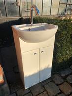 Handwasser met kastje en een kraan voor Wc, Huis en Inrichting, Ophalen, Minder dan 50 cm, Gebruikt, Minder dan 25 cm