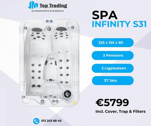 AquaLife Spa (jacuzzi) - Infinity S31 225x155cm 3p (Balboa), Jardin & Terrasse, Accessoires de piscine, Neuf, Filtre, Enlèvement ou Envoi