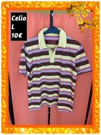 Polo shirt heren L. Celio, Comme neuf, Brun, Enlèvement ou Envoi, Taille 52/54 (L)