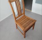 Table en teak avec chaises, 100 tot 150 cm, 100 tot 150 cm, Rond, Teakhout