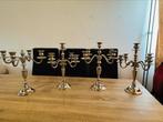 Lot de 4 chandeliers en acier, Antiquités & Art, Antiquités | Bougeoirs