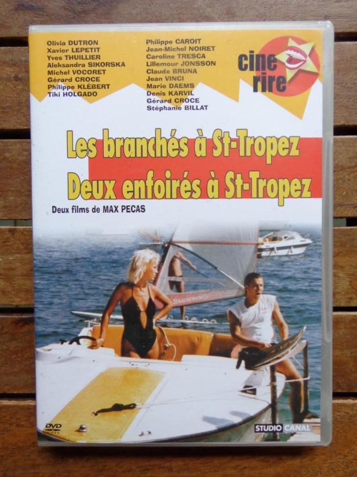 )) Les Branchés à St-Tropez / Deux enfoirés à St-Tropez  ((, Cd's en Dvd's, Dvd's | Komedie, Zo goed als nieuw, Overige genres