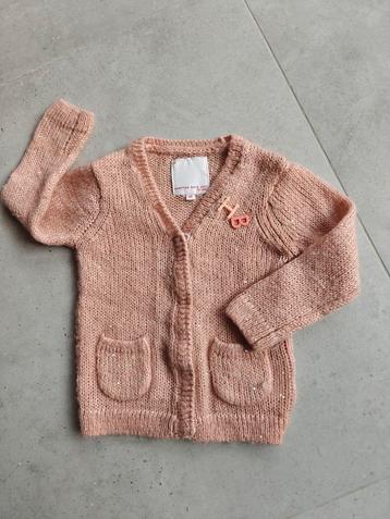 Gilet Hampton Baby's - meisje 86 oud roze met glitter beschikbaar voor biedingen