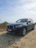 BMW X3 noir, intérieur cuire beige, - de 50000km de 2019, 5 places, Carnet d'entretien, Cuir, Noir