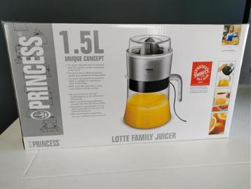 Electrische fruitpers extra groot inhoud van 1,5 L, Enlèvement, Neuf, Électrique, Presse-agrume