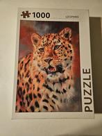 Puzzel Rebo 1000 stukjes Leopard, Ophalen of Verzenden, 500 t/m 1500 stukjes, Gebruikt, Legpuzzel