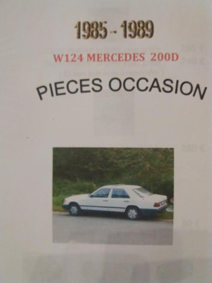 MERCEDES ONDERDELEN 200 D 84-89., Auto-onderdelen, Overige Auto-onderdelen, Mercedes-Benz, Gebruikt, Ophalen