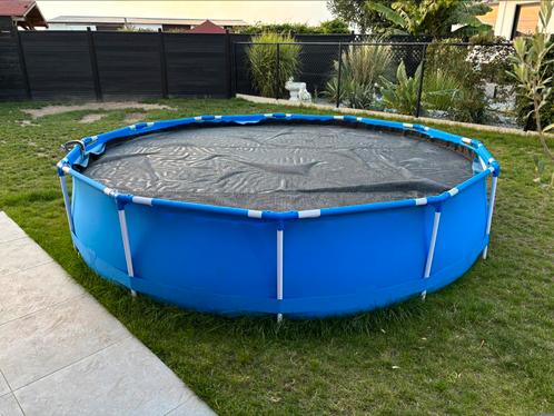 Bestway zwembad rond 366cm, Tuin en Terras, Zwembaden, Nieuw, Minder dan 80 cm, 300 cm of meer, Rond, Ophalen