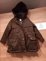 Zara kids khaki parka jas 110 met kap, Kinderen en Baby's, Meisje, Ophalen of Verzenden, Zo goed als nieuw, Zara