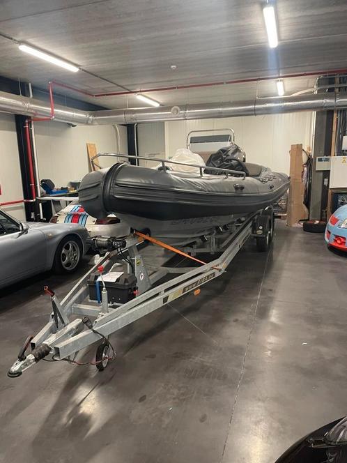 Mooie Infanta 7,5 SR met 300pk Evinrude + trailer, Watersport en Boten, Speedboten, Zo goed als nieuw, Ophalen