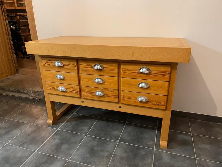 Etabli de menuisier ou modelisme, Maison & Meubles, Armoires | Commodes, Comme neuf, Enlèvement