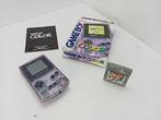 game boy color model CGB-001 atomic purple als nieuw + spel, Ophalen of Verzenden, Game Boy Color, Zo goed als nieuw, Met games