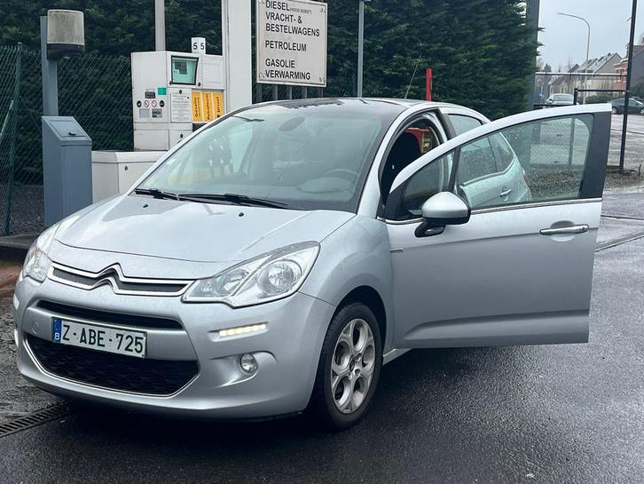 Citroen c3 automaat 2014 Panoramique, Autos, Citroën, Entreprise, Essence, Automatique, Argent ou Gris, Noir, Entretenue par le concessionnaire