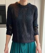 Zwarte gebreide Trui van CKS (Maat S), Zwart, Ophalen of Verzenden, Zo goed als nieuw, Maat 36 (S)