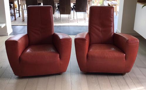 2 fauteuils Longa Design van Gerard van den Berg voor Label, Huis en Inrichting, Fauteuils, Gebruikt, Ophalen