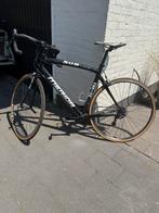 Zwarte Koersfiets Merida Frame, Fietsen en Brommers, 10 tot 15 versnellingen, Heren, Zo goed als nieuw, 53 tot 57 cm