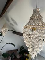 2 plafondlampen met schelpen, Ophalen, Zo goed als nieuw, Overige materialen, Boho