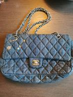Chanel handtas in spijkerstof., Handtassen en Accessoires, Tassen | Damestassen, Ophalen, Zo goed als nieuw, Handtas
