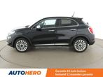 Fiat 500X 1.4 Turbo Lounge (bj 2016, automaat), Auto's, Fiat, 136 pk, 500X, Zwart, Leder