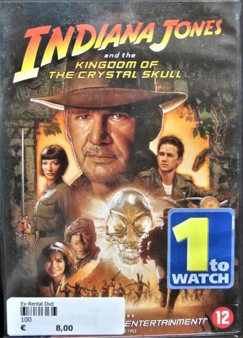 DVD ACTIE- INDIANA JONES AND THE KINGDOM OF TE CRYSTAL SKULL, CD & DVD, DVD | Action, Comme neuf, Thriller d'action, Tous les âges