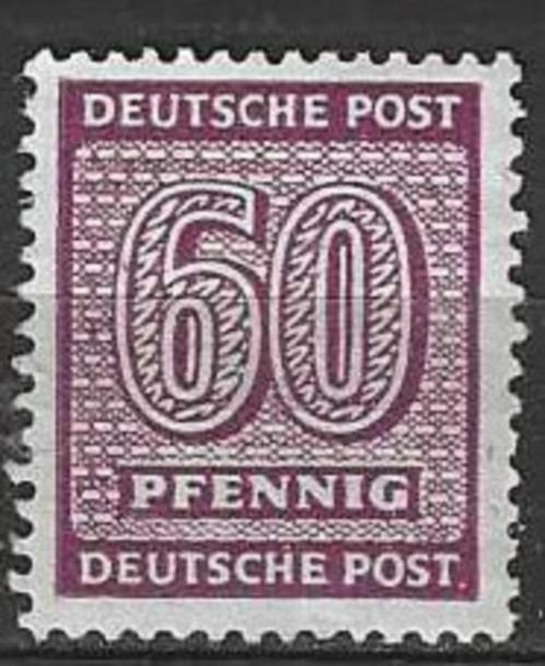 Duitsland West Saxen 1945 - Yvert 18 - 60 Pf. (PF), Postzegels en Munten, Postzegels | Europa | Duitsland, Postfris, Ophalen