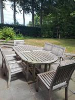 Tuinset in teak, Ophalen, Gebruikt, Tuinset