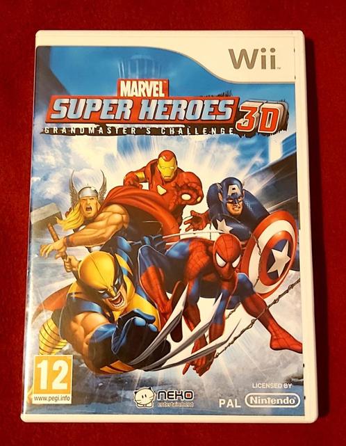 Marvel Super Heroes 3D Brandmaster's Challenge Wii, Consoles de jeu & Jeux vidéo, Jeux | Nintendo Wii, Enlèvement ou Envoi