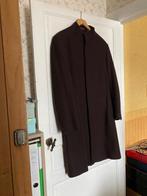 3/4 bruine rechte jas met mandarijnkraag, Kleding | Heren, Jassen | Winter, Maat 52/54 (L), Bruin, Nieuw, Ophalen of Verzenden