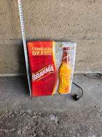 Brahma bierlichtbord, Ophalen of Verzenden, Zo goed als nieuw, Reclamebord