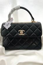 Chanel top Handel tas, Handtassen en Accessoires, Tassen | Damestassen, Ophalen of Verzenden, Nieuw, Zwart, Handtas