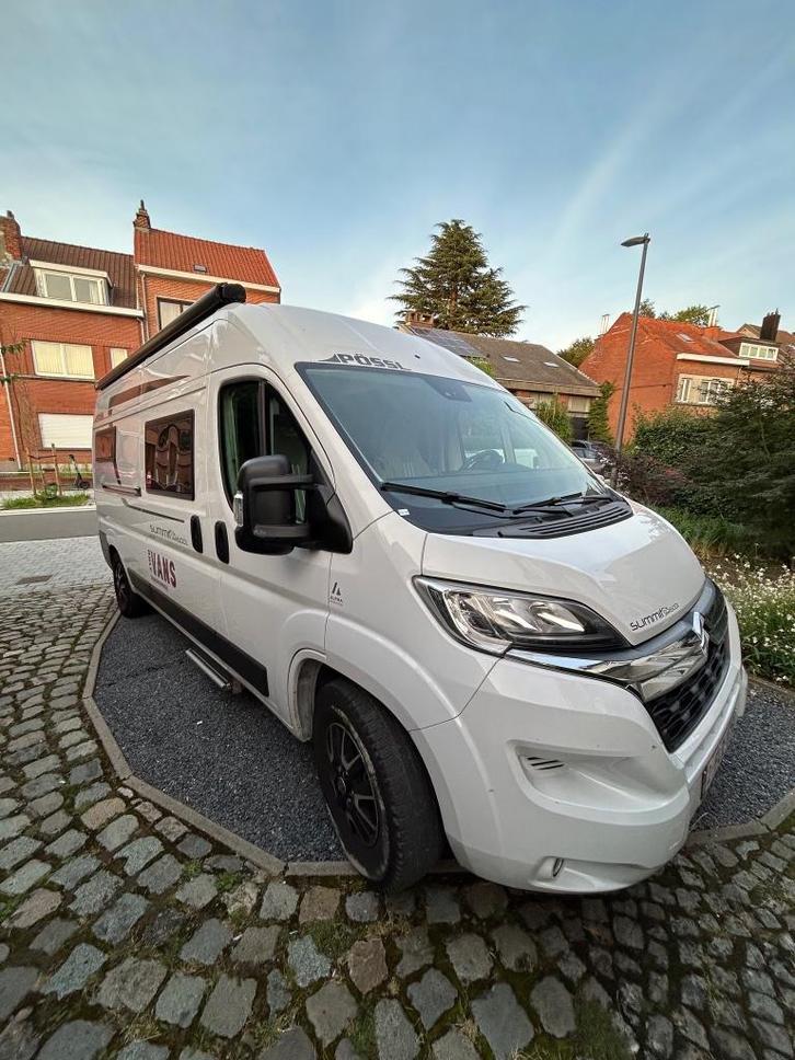 Pössl Summit shine 600 met lengtebedden - 2024 in nieuwstaat, Caravans en Kamperen, Mobilhomes, Bedrijf, tot en met 2, Buscamper of Camperbus