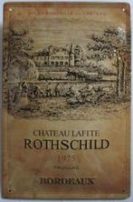 Metalen Reclamebord van Rothschild in reliëf-20x30cm, France, Envoi, Vin rouge, Neuf